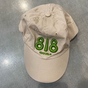 818 Tequila Embroidered Khaki Baseball Cap